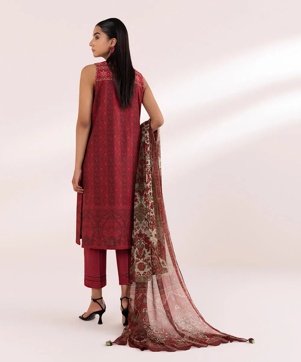 3 Piece - Printed Lawn Suit-00U3Pdy24V44