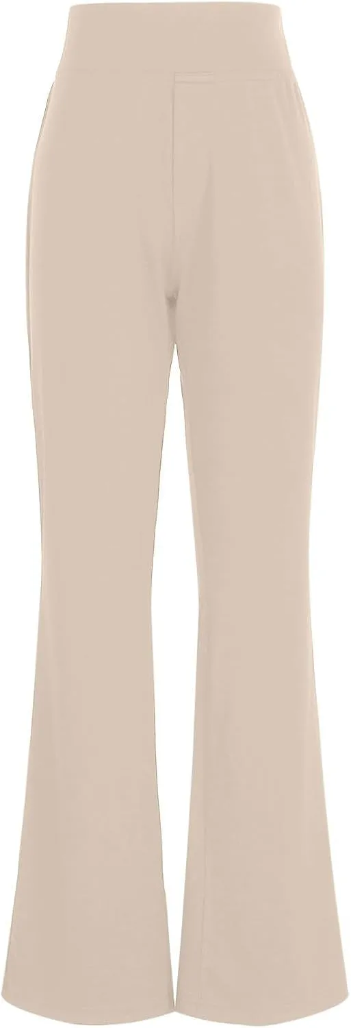 Bootcut Dress Pants Women Tummy Control High Waisted Work Trousers Business Casual Comfy Stretchy Flared Yoga Pants