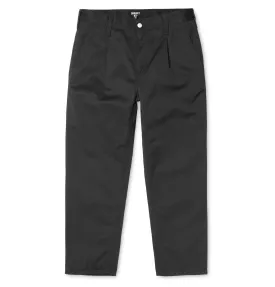 Carhartt WIP Abbott Pant – Black – Rinsed