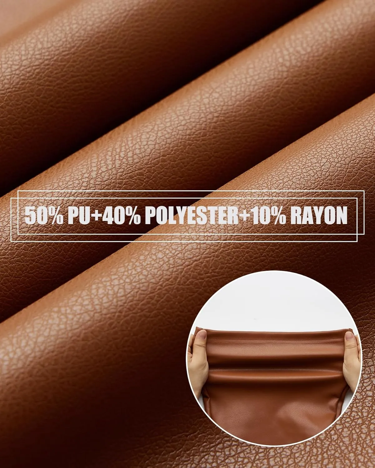 Faux Leather Pants for Women - Bell Bottom Bootcut Leg Jeans, PU Flare Trousers With Pockets