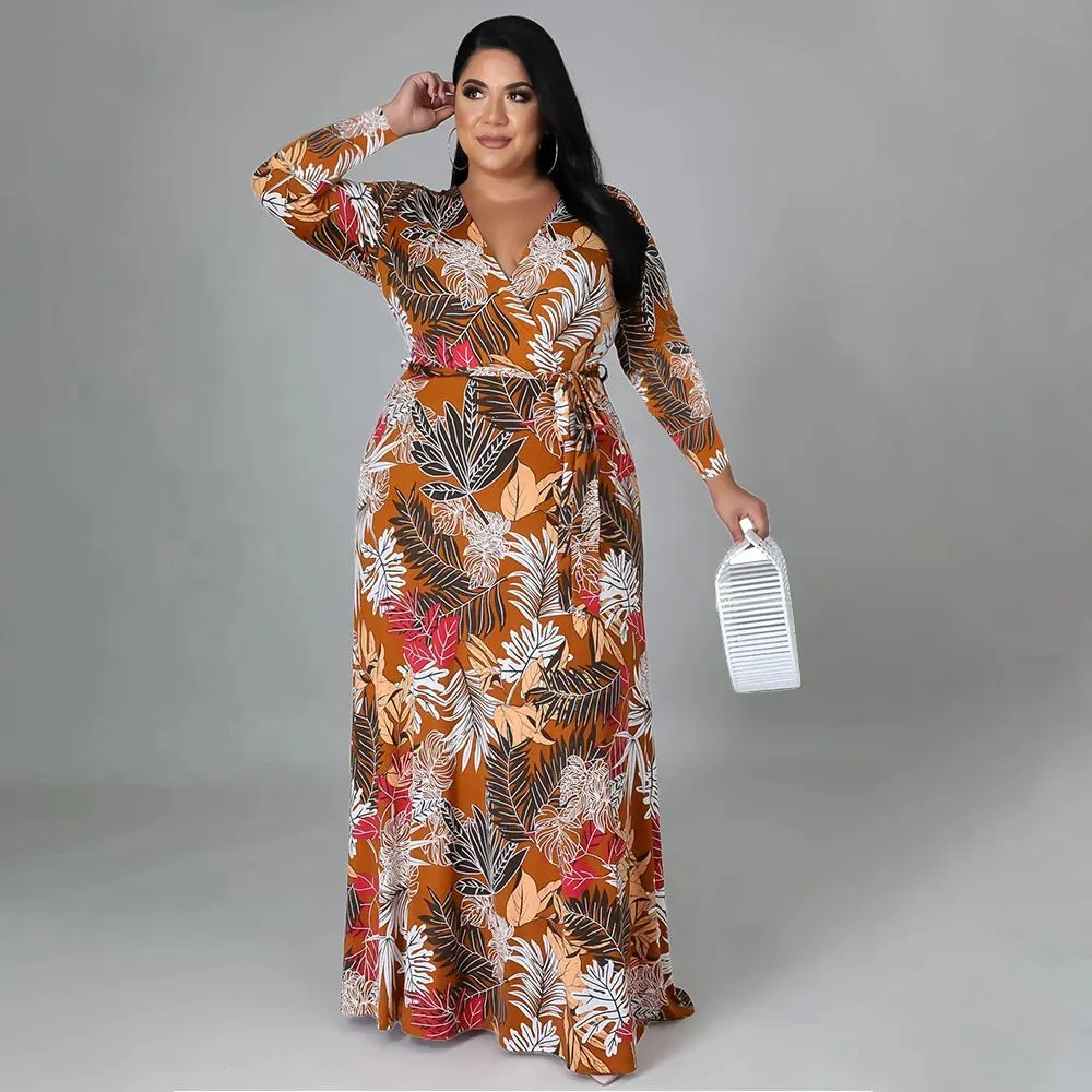 Floral Printed Pleated Dress