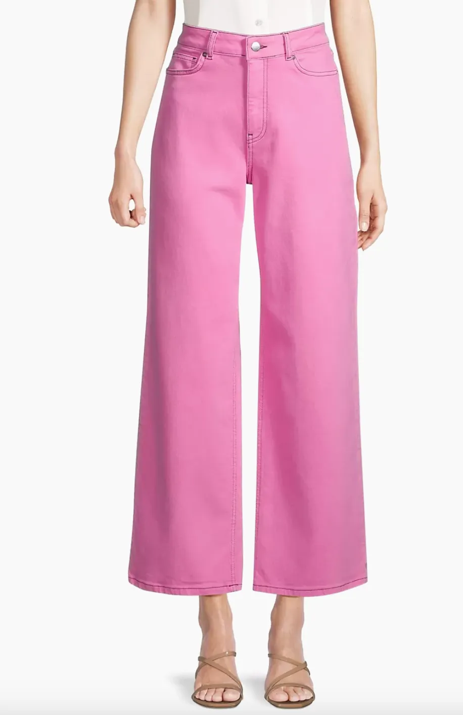 Frances Valentine Ace Jean Stretch Denim Pink