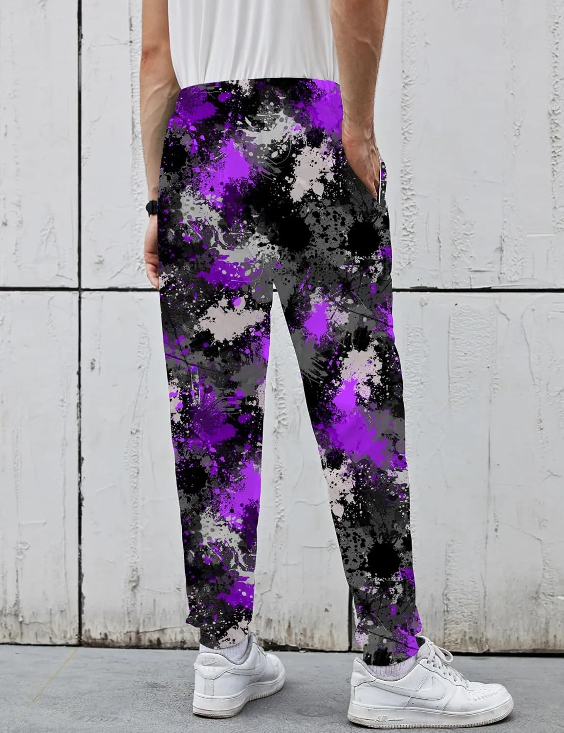 Goodstoworld Mens Cool Joggers Pants 3D Novelty Casual Sweatpants with Drawstring