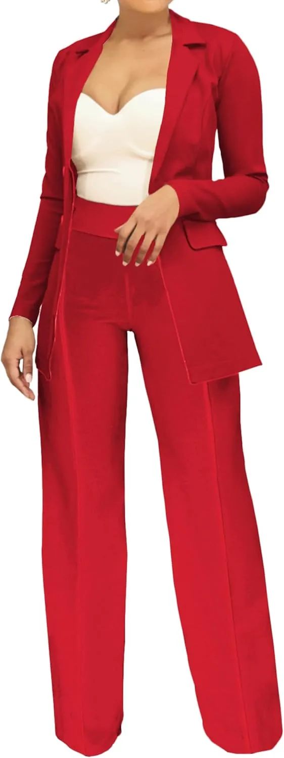 PINSV Women's High Waisted Stretchy Bootcut Pull On Dress Pants Casual Work Pants