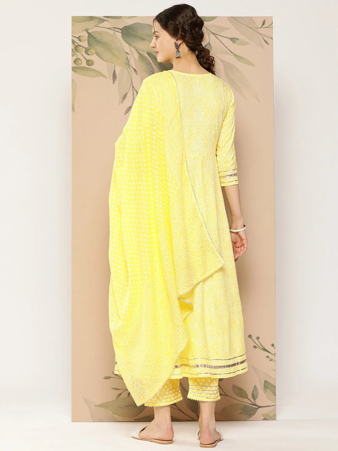 Thread Work Kurta Dupatta Set