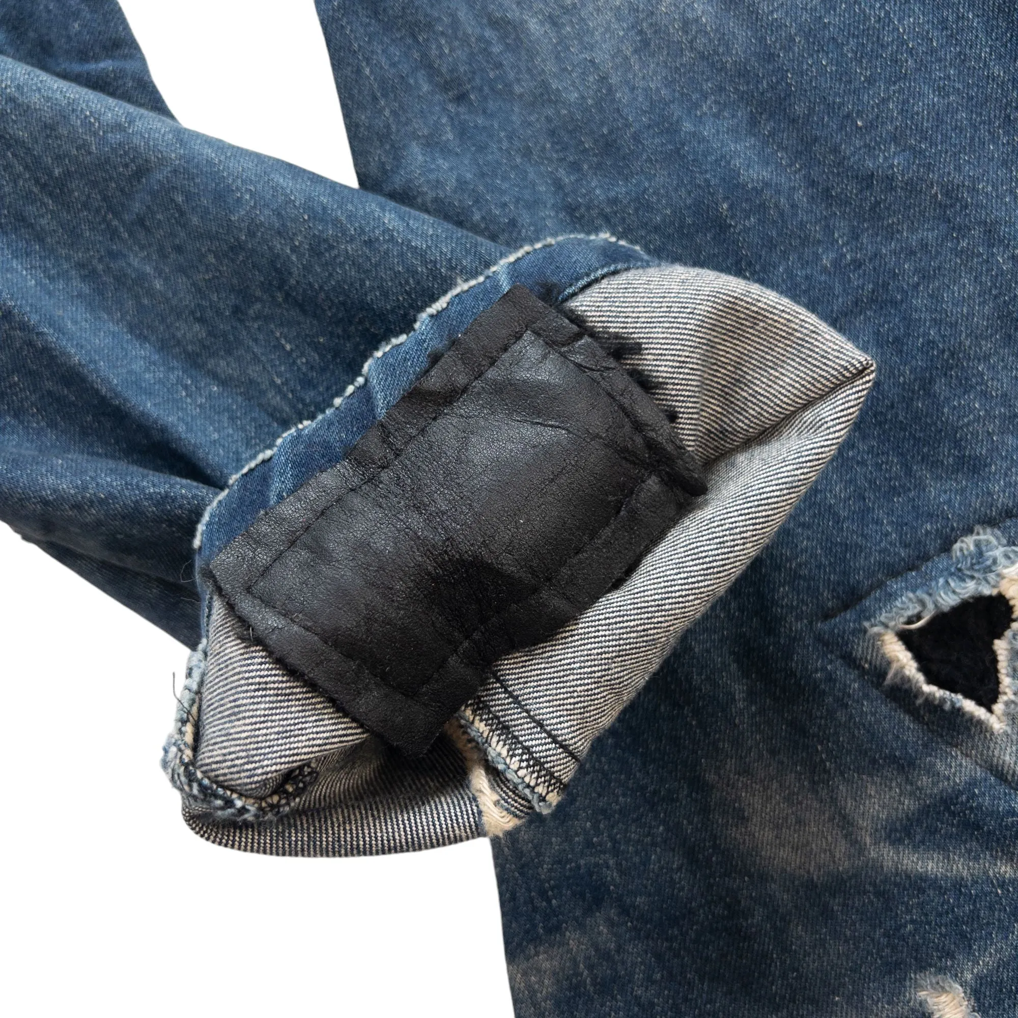 Vintage Monster Distressed Japanese Denim Jeans Size W28